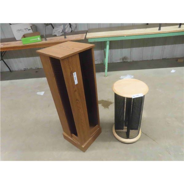 2 CD stands - Both Swivel ; 12  x 12  x 38  & 12  x 23  