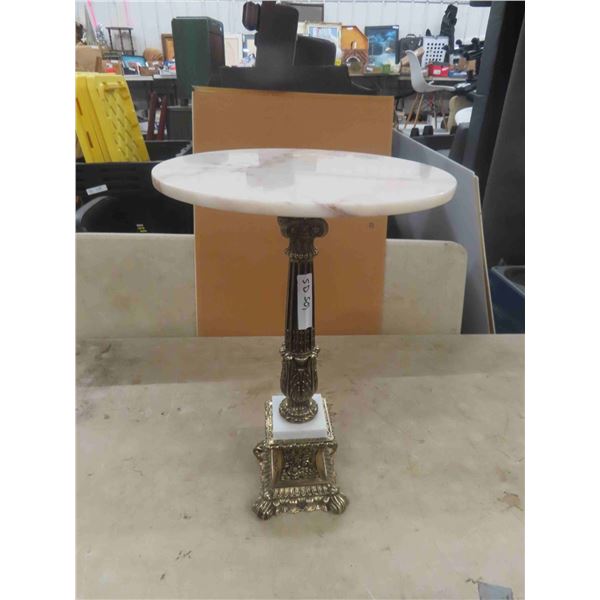 Marble Top Fancy Stand 15  x 23  