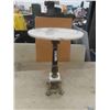 Image 1 : Marble Top Fancy Stand 15" x 23" 