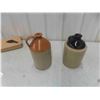 Image 4 : 2 Stoneware 1 Gal Jugs - 1 with Pour Lip