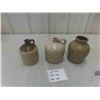 Image 1 : 3 Stoneware ; 2 Small Jugs - 1 Beehive & 1 Salt Glaze Urn Style