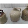 Image 3 : 3 Stoneware ; 2 Small Jugs - 1 Beehive & 1 Salt Glaze Urn Style