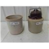 Image 1 : Stoneware 1 Gal Crock & Pickle Crock