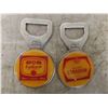 Image 3 : 4 Vintage Rare Beer Bottle Openers ; Labatts, Canadian, Miller