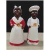 Image 2 : Black Americana - 4 Sets of Salt + Pepper Shakers