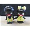 Image 2 : Black Americana Salt + Pepper Shakers -  4 Sets 