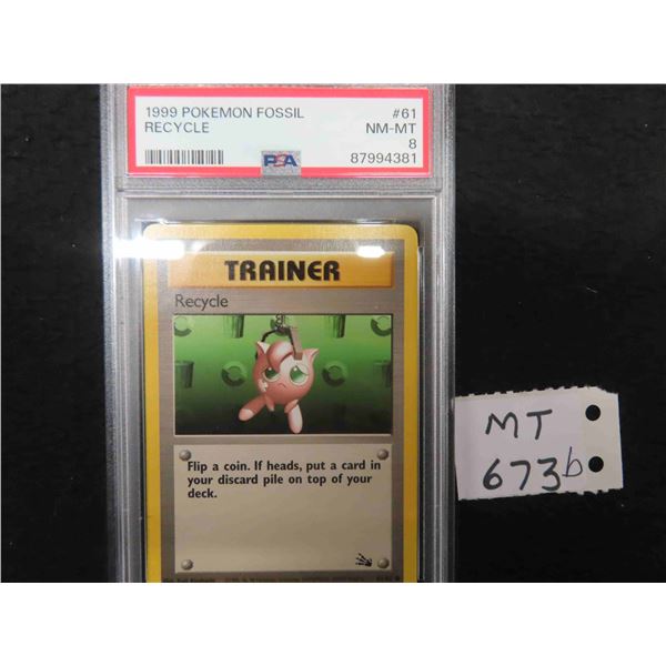 1999 Pokémon Fossil Recycle - Graded