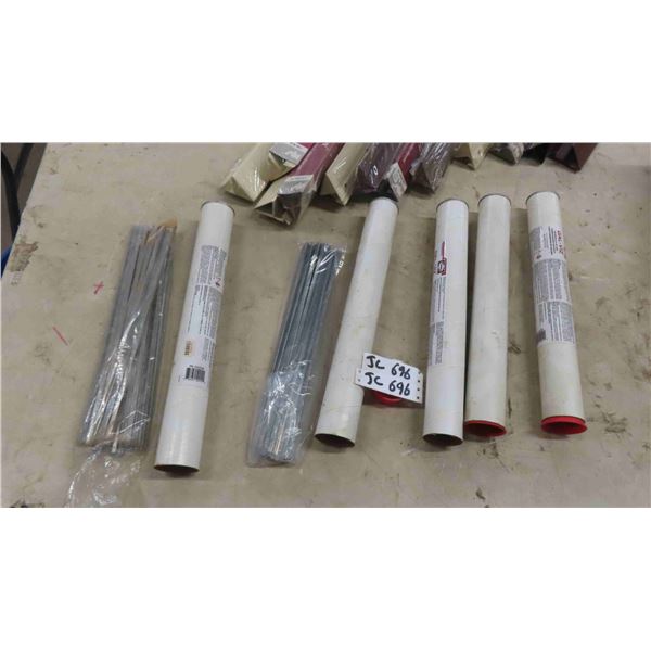 6 Tubes of Harris Gal-vis Galvanizing Alloy for Torch