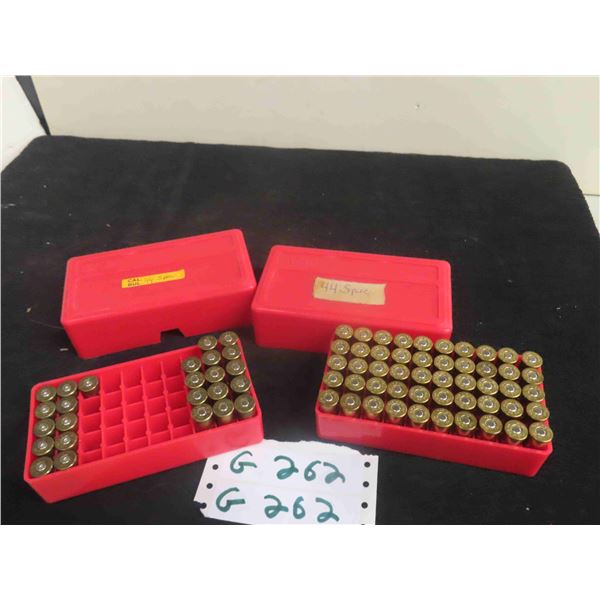 64 Rounds 44 Special Ammo + 11 Brass Casings **MUST PROVIDE PROOF OF PAL 