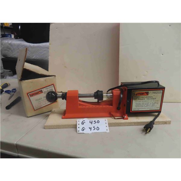 Lyman Universal Power Trimmer 7862005 Lyman universal power trimmer 7862005