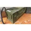 Image 2 : 2 Metal Ammo Cases ; 9" x 10" x 23" & 6" x 14" x 14" 