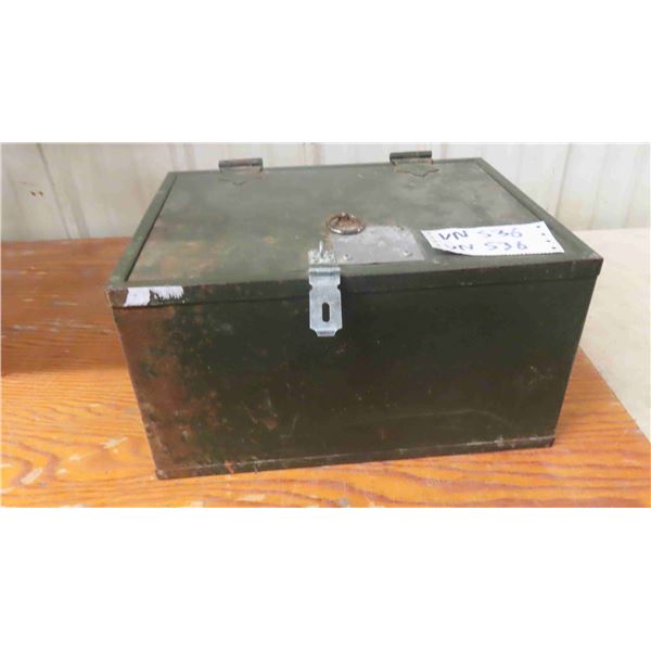 Metal Lock Box - McSherry Auction Service Ltd.