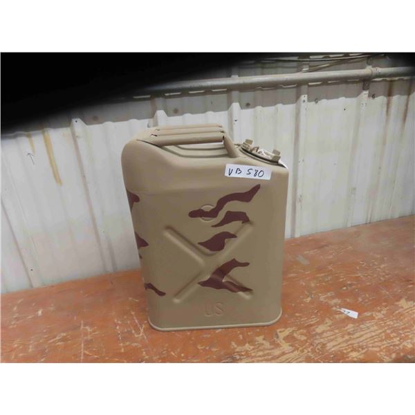 US Military Metal Gas Can in Camo Colors 