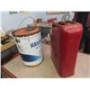 Image 2 : US Military Gas Can, Texaco Havoline 5 Gal Oil Pail