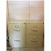 Image 1 : Set Of Two Drawer Metal Filing Cabinets 18L x 27W x 29D