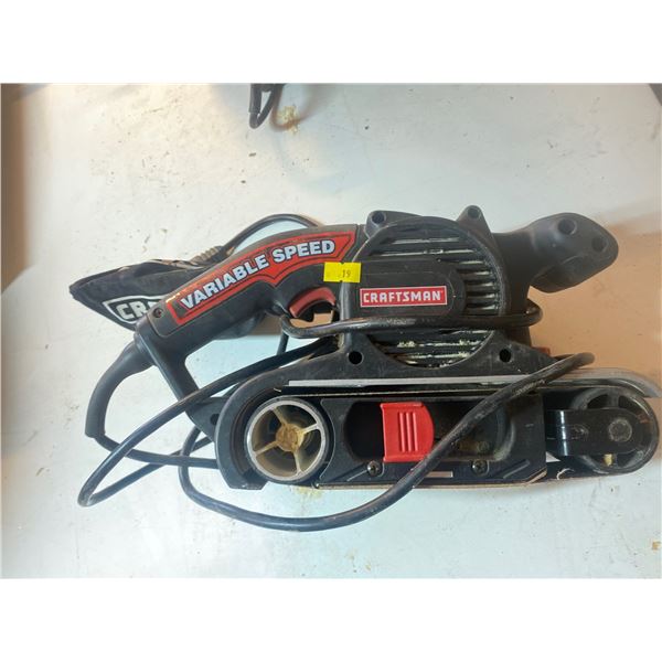 Varial Speed Craftsman Belt Sander MO:315.255210