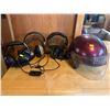 Image 1 : Three Headsets And Motorcycle Helmet