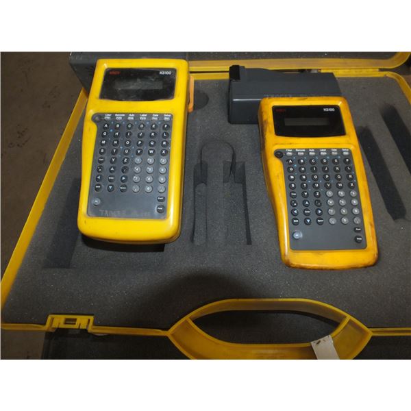 2 Kroy k5100 Portable Label Makers