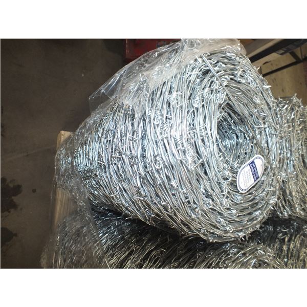 1 Roll Of 4 Point Galvanized Barb Wire