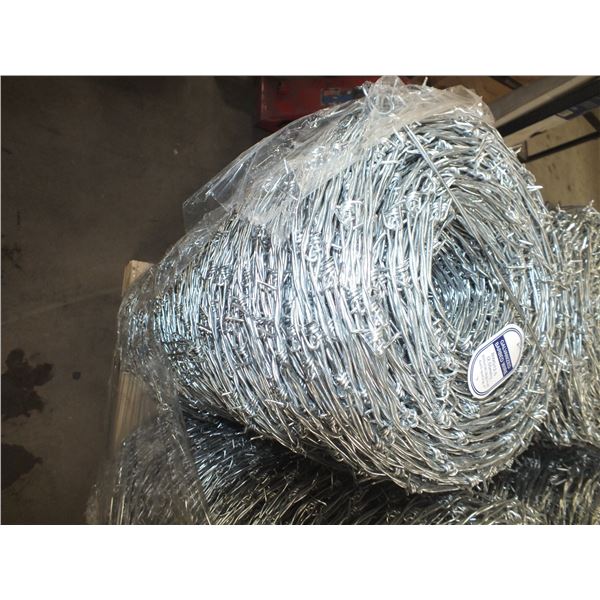 1 Roll Of 4 Point Galvanized Barb Wire