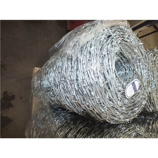 1 Roll Of 4 Point Galvanized Barb Wire