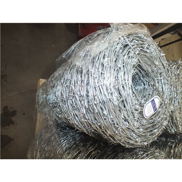 1 Roll Of 4 Point Galvanized Barb Wire