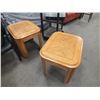 Image 1 : 2 Wooden End Tables