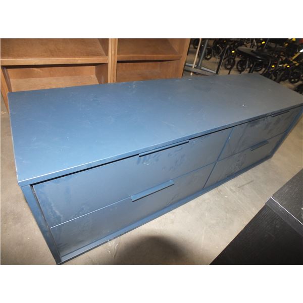 Blue TV Stand