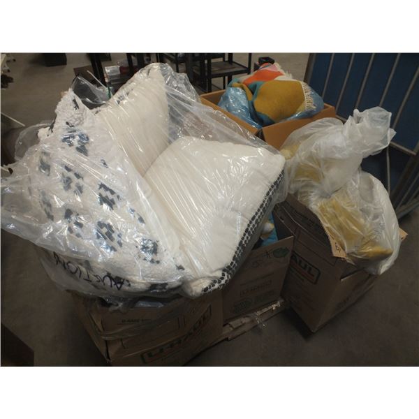 5 Boxes Of Assorted Throw Pillows