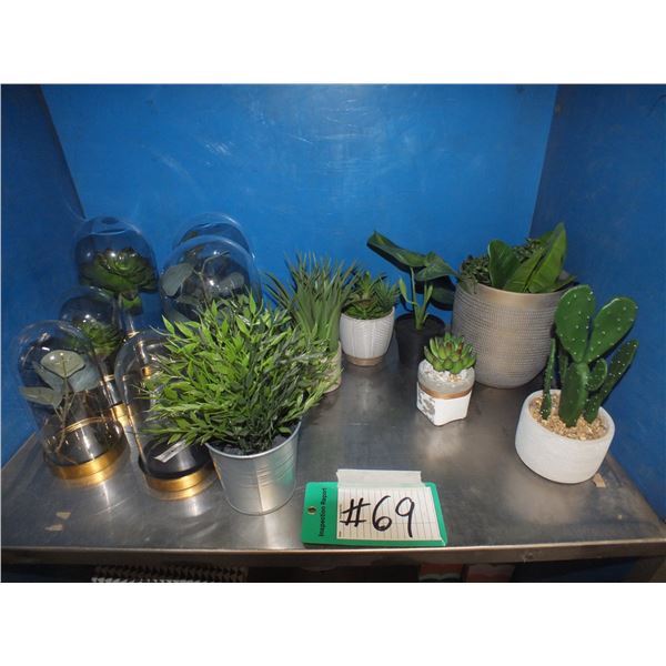 Assorted Fake Plants