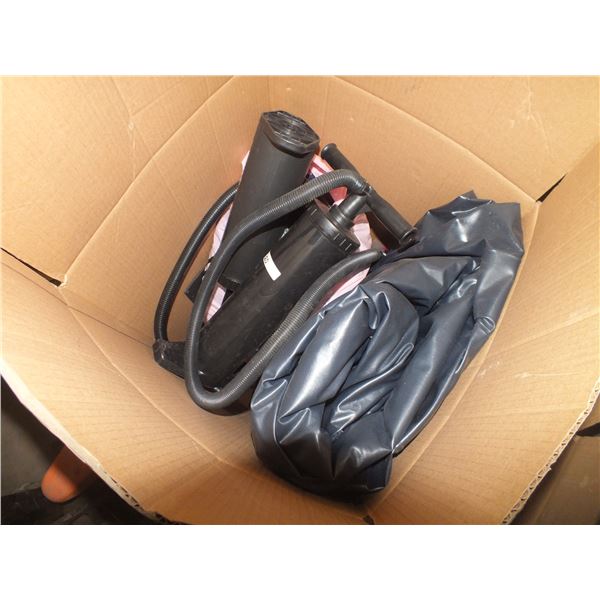 3 Tarps & Air Mattress w/ Pump