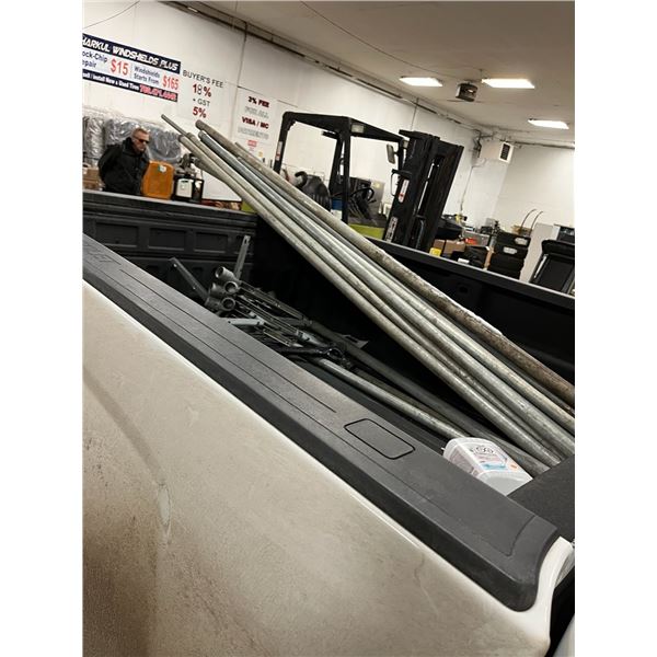 Assorted Pipe & Fence Post Hardware