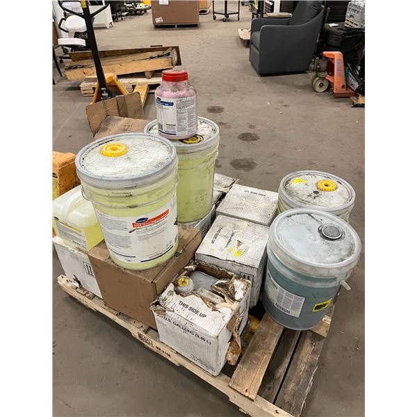 Pallet Of Assorted Chemical