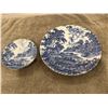 Image 1 : Genuine hand engraving Ridgway Ironstone Staffordshire Meadowesweet pattern. One 10" dinner plate, o