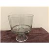 Image 2 : Vintage Anchor Hocking pedestal trifle bowl. Clear glass. 8" diameter, 9" tall.