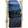 Image 2 : 2 suitcases soft side expandable with wheels and extention handle on both