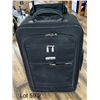 Image 3 : 1 suitcase and 1 duffle bag. Soft side, suitcase has wheels and extension handle 21 1/2 x 14 x 8