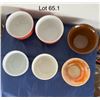 Image 2 : 6 small bowls for dipping sauces, toppings, pickles etc 1 fireking iridescent