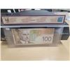 Image 2 : 2004 Bank of Canada $100 BCS graded CH UNC-62