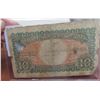 Image 2 : Egypt. Egyptian Currency Note. L-1940. 10 Piastres. World War II issue. VG with pieces missing.