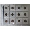 Image 1 : Lot of 12 Canadian George V Small Cents. 1920, 1921, 1927, 1928, 1929, 1930, 1931, 1932, 1933, 1934,