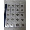 Image 1 : Lot of 20 U.S. Thomas Jefferson Nickels. Dates include 1940, 1941, 1946D, 1948, 1957D, 1958D, 1960D,