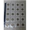 Image 2 : Lot of 20 U.S. Thomas Jefferson Nickels. Dates include 1940, 1941, 1946D, 1948, 1957D, 1958D, 1960D,