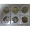 Image 1 : Lot of 6 Calgary Stampede Dollars. Dates include 1973, 1974, 1975, 1976, 1977 & 1978.