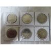 Image 2 : Lot of 6 Calgary Stampede Dollars. Dates include 1973, 1974, 1975, 1976, 1977 & 1978.