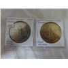 Image 1 : Lot of 2 1967 Ontario Mining Medals made of gold, platinum, silver, nickel, copper, zinc & iron mine