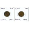 Image 1 : 1921-S & 1926-S lincoln cent