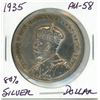 Image 1 : 1935 high grade silver dollar