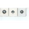 Image 2 : lot of 3 sterling silver coins from proof set