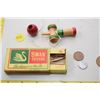 Image 1 : Vesta matches - wooden toy - coins
